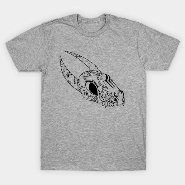 Dragon skull tattoo T-Shirt by Make_them_rawr